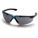 Pyramex Reatta Safety Glasses - Gray Lens, Blue-Charcoal Frame