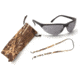 Pyramex Rendezvous Ducks Unlimited Shooting Eyewear - Gray Lens, Black Frame w/ Neoprene Case, Microfiber Cleaning Bag and Camo Breakaway Cords DUSB2820ST3