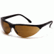 Pyramex Rendezvous Safety Eyewear - Coffee Lens, Black Frame SB2815S