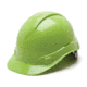 Pyramex Ridgeline HP44 Hard Hat,Cap-Style 4 Point Ratchet Suspension,Hi Vis Green HP44131