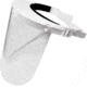 Pyramex S1000 Medical Face Shield, 1x Headgear &amp; 5x Clear Face Shields, Clear, 11.89 x 8.46 in, S1000