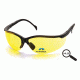 Pyramex V2 Reader Amber Lens Safety Glasses, +1.5 Reading Lens SB1830R15