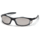 Pyramex Solara Safety Eyewear - Indoor/Outdoor Mirror Lens, Black Frame SB4380D