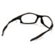 Pyramex Solara Safety Glasses - Clear Lens, Black Frame SB4310D