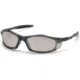 Pyramex Solara Safety Glasses - Indoor/Outdoor Mirror Lens, Trans Gray Frame STG4380D