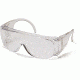 Pyramex Solo Safety Glasses - Clear - Scratch Coated Lens, Clear Frame S510SHC
