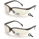Pyramex V2 Readers Glasses - Indoor/Outdoor Mirror + 1.5 Lens, Black Frame, Pack of 2
