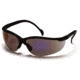 Pyramex Venture II Safety Glasses - Blue Mirror Lens, Black Frame SB1875S