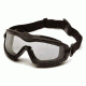 Pyramex V2G-XP Safety Goggles - Black Frame, Dual Clear Anti-Fog Lens