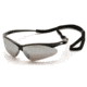 Pyramex Wildfire Safety Glasses, Silver Mirror Lenses with Cord SB6370SP