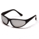 Pyramex Zone Safety Eyewear - Silver Mirror Lens, Black Frame SB970E
