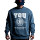 Q YQU Swag Crewneck Sweatshirt, State Blue, Large, SWAG-SWTSHRT-CRWNCK-YQU-L