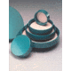 Qorpak Green Thermoset Screw Caps, Fluoropolymer Resin Liner, Qorpak 5210/100