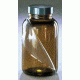 Qorpak Safety-Coated Bottles, Qorpak 7720TW Amber Boston Round Bottles