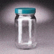 Qorpak Standard Bottles, Wide Mouth, Qorpak 7773 With Pulp/Vinyl-Lined Black Phenolic Cap