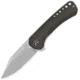 QSP Knife Kestrel Linerlock Brown Mic