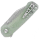QSP Knife Kestrel Linerlock Jade G10