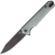 QSP Knife Mamba Linerlock Jade Black Folding Knife, QS111J2