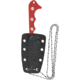 QSP Knife Neckmuk Neck Knife Red