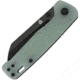 QSP Knife Penguin Linerlock Blk Jade G10