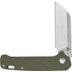 QSP Knife Penguin Folding Knife, 4in Closed, 3in Satin 14C28N Sandvik SS Blade, Green G10 Handle, QS130SJD