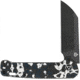 QSP Knife Penguin Storm BSW Folding Knife, 4in Closed, 3in Black Stonewash CPM-20CV SS Blade, Storm Fat Carbon Fiber Handle, QS130SJG2