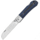 QSP Knife Worker Lockback Folding Knife, Blue G10 and carbon fiber handle, QS128-D