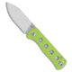 Qsp QSP Canary Folder Liner Lock Knife Neon Green G-10 2.8&quot; Stonewash 14C28N, Green, Sandvik 14C28N, adult, BHQ-190604