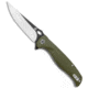 Qsp QSP Gavial Liner Lock Knife OD Green G-10 4" Two-Tone, Green, D2, adult, BHQ-123807