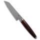 Qsp QSP Mulan Series 4" Kritsuke Kitchen Knife Desert Iron Wood Damascus, Brown, Damascus, adult, BHQ-189742