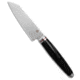 Qsp QSP Mulan Series 4" Kritsuke Kitchen Knife Ebony Wood, Black, Sandvik 14C28N, adult, BHQ-189741