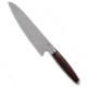 Qsp QSP Mulan Series 8" Gyuto Kitchen Knife Desert Iron Wood Damascus, Brown, Damascus, adult, BHQ-189738