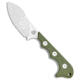 Qsp QSP Neckmuk Fixed Blade Neck Knife Green G-10 2.8" Satin QS125-C, Green, D2, adult, BHQ-111670