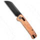 Qsp QSP Penguin Glyde Lock Knife G-10 Copper Foil 3.1&quot; Black QS130GL-F2, Copper, Sandvik 14C28N, adult, BHQ-217672