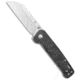 Qsp QSP Penguin Liner Lock Knife Black G-10/Carbon Fiber 3.25" Satin, Black, D2, adult, BHQ-137087
