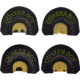 Quaker Boy 50th Anniversary Kirby's Kourt Diaphragm Turkey Calls, 4 Pieces, 11318