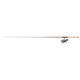 Quantum Benchmark Spinning Reel and Rod Combo, 7ft, 1-PC, Medium, Fast Rod, Graphite Composite Blank, SZ 4000 Reel, 5+1 Bearings, 6.2-1 Ratio, Silver/Blue, BK4000701M1017.P2