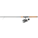 Quantum Benchmark Spinning Reel and Rod Combo, 7ft, 1-PC, Medium, Fast Rod, Graphite Composite Blank, SZ 4000 Reel, 5+1 Bearings, 6.2-1 Ratio, Silver/Blue, BK4000701M1017.P2