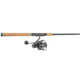 Quantum Benchmark Spinning Reel and Rod Combo, 7ft, 1-PC, Medium, Fast Rod, Graphite Composite Blank, SZ 4000 Reel, 5+1 Bearings, 6.2-1 Ratio, Silver/Blue, BK4000701M1017.P2