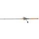 Quantum Benchmark Spinning Reel and Rod Combo, 7ft, 1-PC, Medium, Fast Rod, Graphite Composite Blank, SZ 4000 Reel, 5+1 Bearings, 6.2-1 Ratio, Silver/Blue, BK4000701M1017.P2