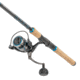Quantum Benchmark Spinning Reel and Rod Combo, 7ft, 1-PC, Medium, Fast Rod, Graphite Composite Blank, SZ 4000 Reel, 5+1 Bearings, 6.2-1 Ratio, Silver/Blue, BK4000701M1017.P2