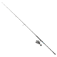 Quantum Benchmark Spinning Reel and Rod Combo, 9ft, 2-PC, Med-Heavy, Moderate-Fast Rod, Graphite Composite Blank, SZ 6000 Reel, 5+1 Bearings, 5.6-1 Ratio, Silver/Blue, BK6000902MH1530.P2