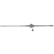 Quantum Benchmark Spinning Reel and Rod Combo, 9ft, 2-PC, Med-Heavy, Moderate-Fast Rod, Graphite Composite Blank, SZ 6000 Reel, 5+1 Bearings, 5.6-1 Ratio, Silver/Blue, BK6000902MH1530.P2