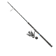 Quantum Benchmark Spinning Reel and Rod Combo, 9ft, 2-PC, Med-Heavy, Moderate-Fast Rod, Graphite Composite Blank, SZ 6000 Reel, 5+1 Bearings, 5.6-1 Ratio, Silver/Blue, BK6000902MH1530.P2