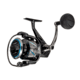 Quantum Benchmark Spinning Reel and Rod Combo, 7ft, 1-PC, Med-Heavy, Moderate-Fast Rod, Graphite Composite Blank, SZ 6000 Reel, 5+1 Bearings, 5.6-1 Ratio, Silver/Blue, BK6000701MH1225.P2