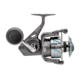 Quantum Benchmark Spinning Reel and Rod Combo, 7ft, 1-PC, Med-Heavy, Moderate-Fast Rod, Graphite Composite Blank, SZ 6000 Reel, 5+1 Bearings, 5.6-1 Ratio, Silver/Blue, BK6000701MH1225.P2