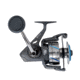 Quantum Benchmark Spinning Reel and Rod Combo, 10ft, 2-PC, Heavy, Moderate-Fast Rod, Graphite Composite Blank, SZ 8000 Reel, 5+1 Bearings, 4.7-1 Ratio, Silver/Blue, BK8000102H2040.P2