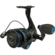 Lew's American Hero Baitcast Reel, 4+1 Bearings, 7.5-1 Ratio, 1-PC Graphite Frame, Speed Gears, Speed Lube, Magnetic Control System, Rulon Drag, RH Retrieve, Gray/Black/Blue, AH1SHG2