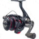 Quantum Smoke Spinning Reel, SZ 25 Reel, Changeable Righ/Left Retrieve, Continuous Anti-Reverse Clutch w/ NiTi Indestructible Bail, SCR Alloy Frame, 6.0-1 Ratio, Black, SM25XPT.BX2