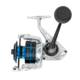 Quantum Strive Spinning Reel and Rod Combo, 8ft, 2-PC, Medium-Heavy, Moderate-Fast Rod, Graphite Composite Blank, SZ 5000 Reel, 4+1 Bearings, 5.6-1 Ratio, Silver/Blue, SV5000802MH1225.P2
